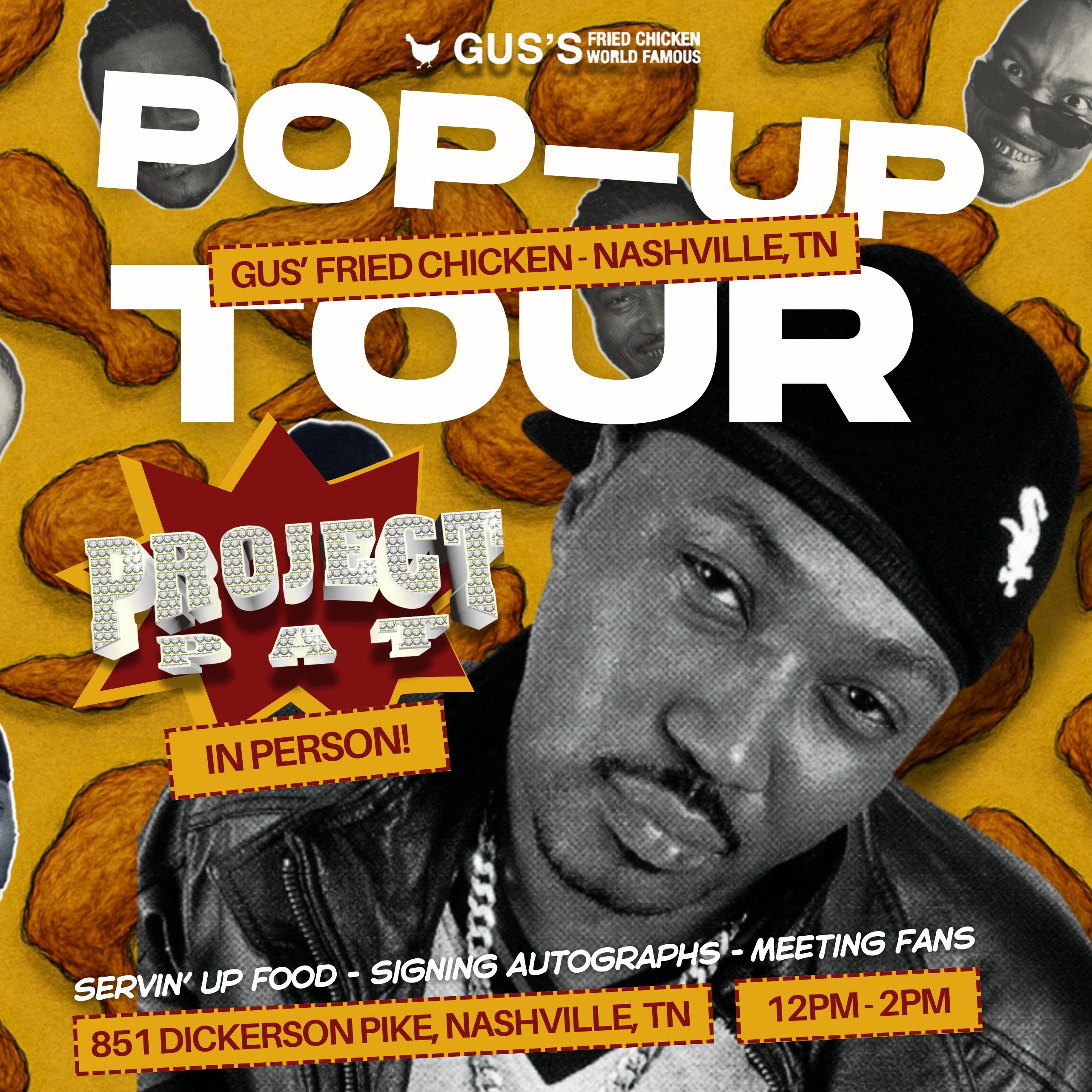 Gus' Chicken x Project Pat Collection