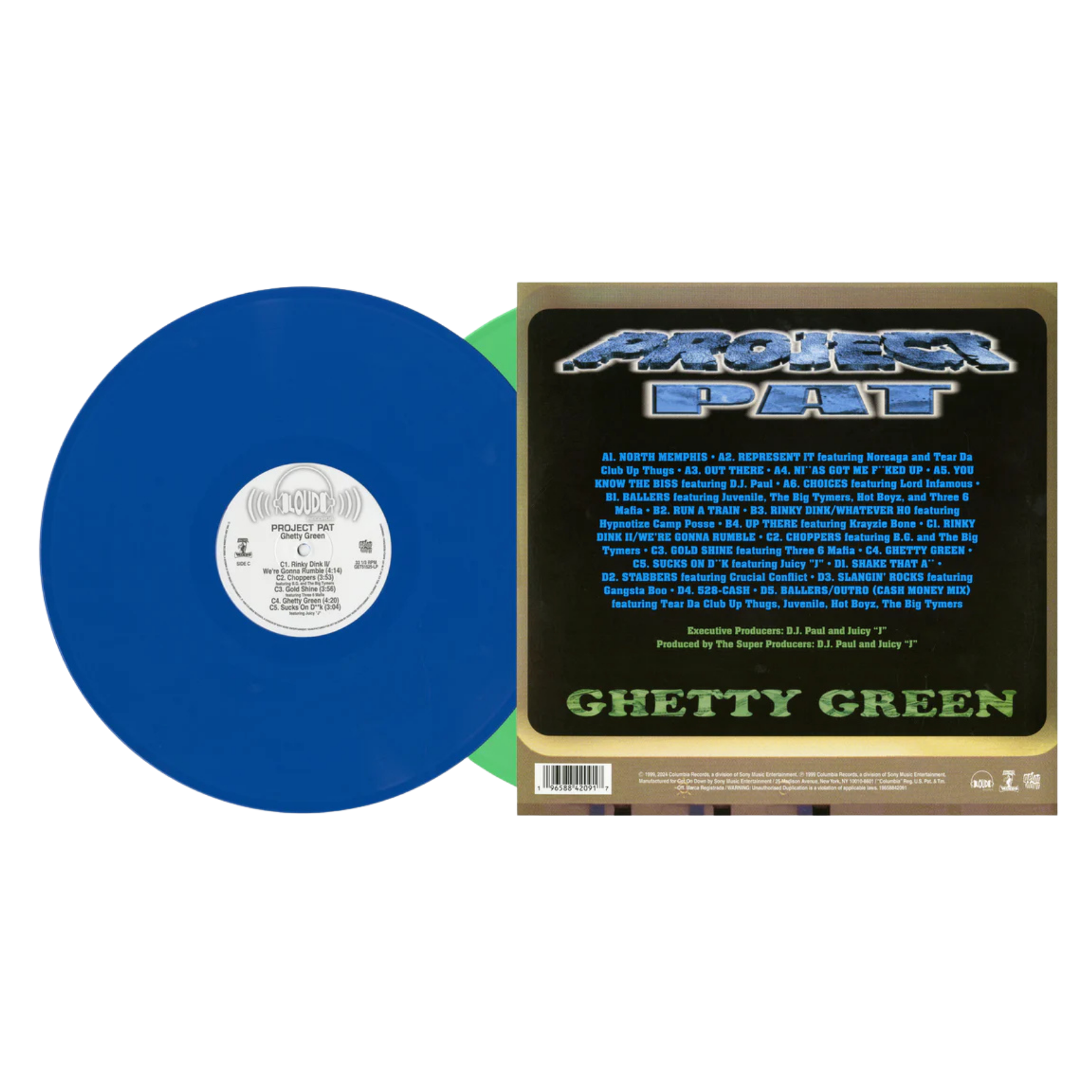 *PRE-ORDER* GHETTY GREEN — SIGNED VINYL (Project Pat)