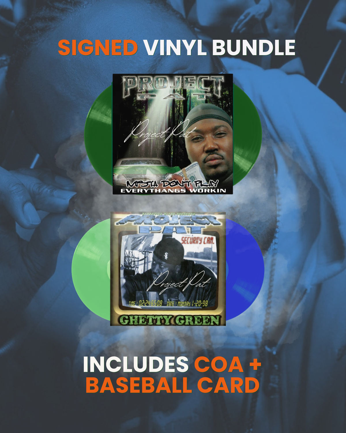 Mista Don't Play + Ghetty Green SIGNED VINYL BUNDLE *LIMITED QUANTITIES*
