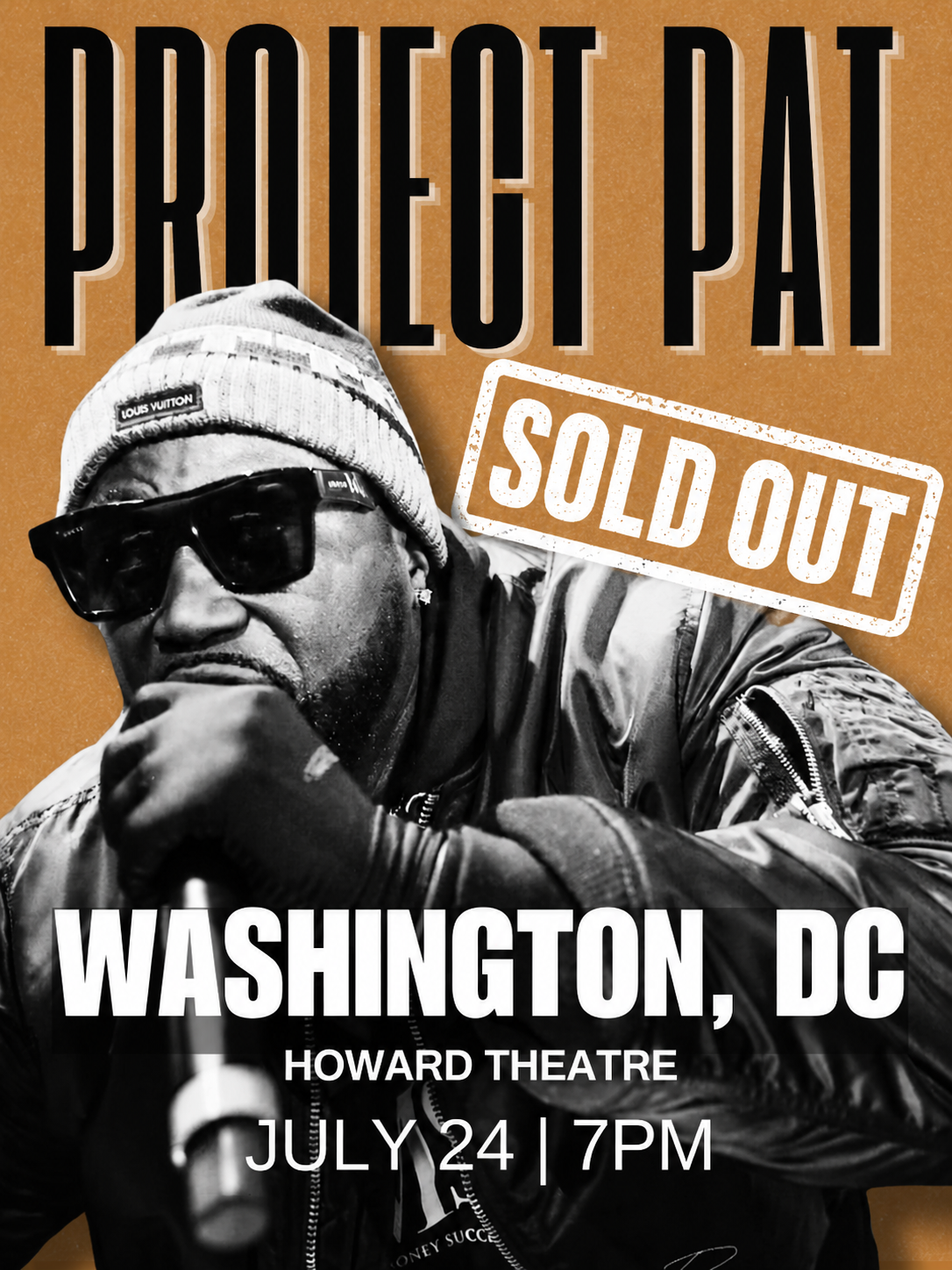 *1 WEEK ONLY* Washington D.C. Signed Poster - 11 x 17 Project Pat Concert (SOLD OUT)